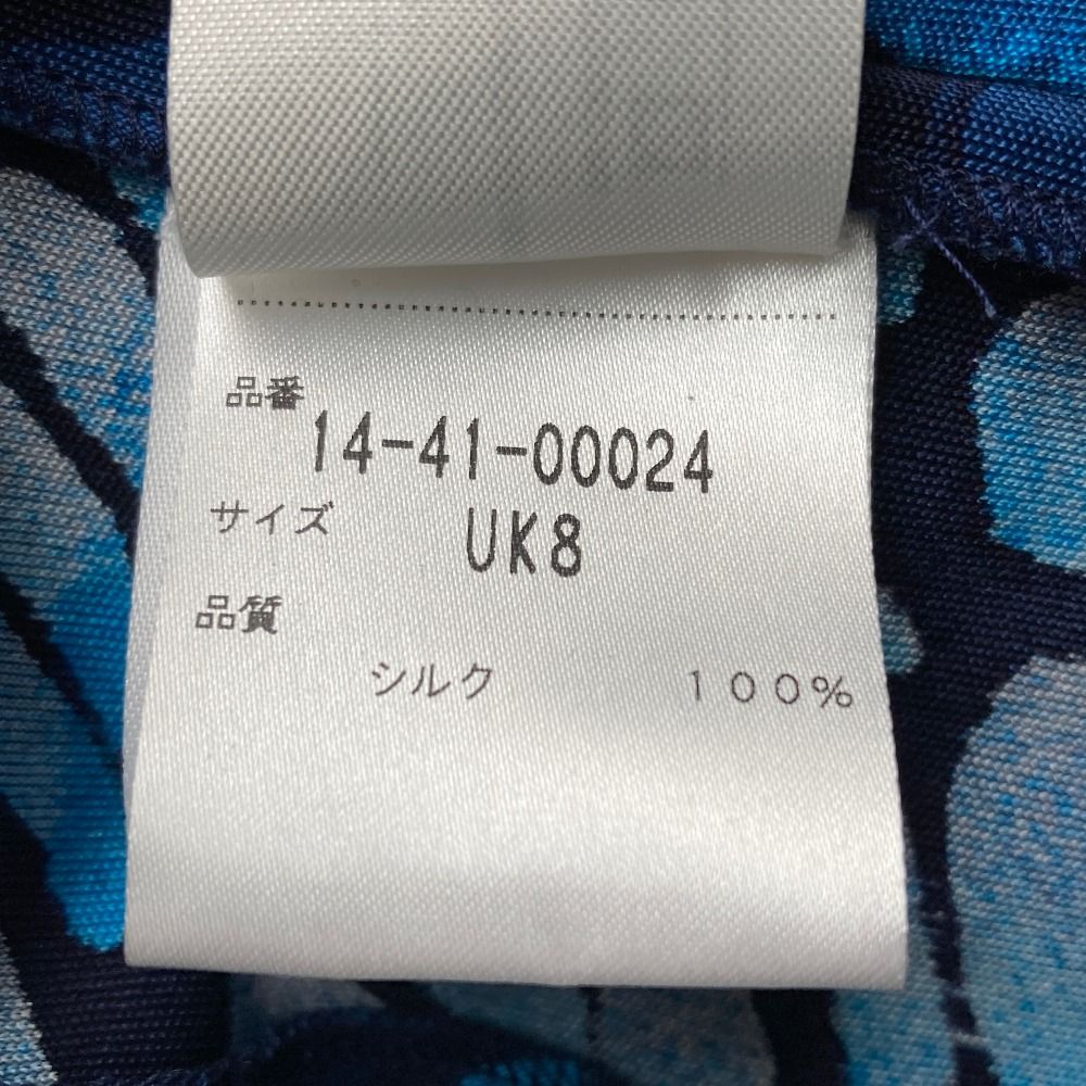 未使用 ISSA LONDON イッサロンドン カシュクール シルクドレス