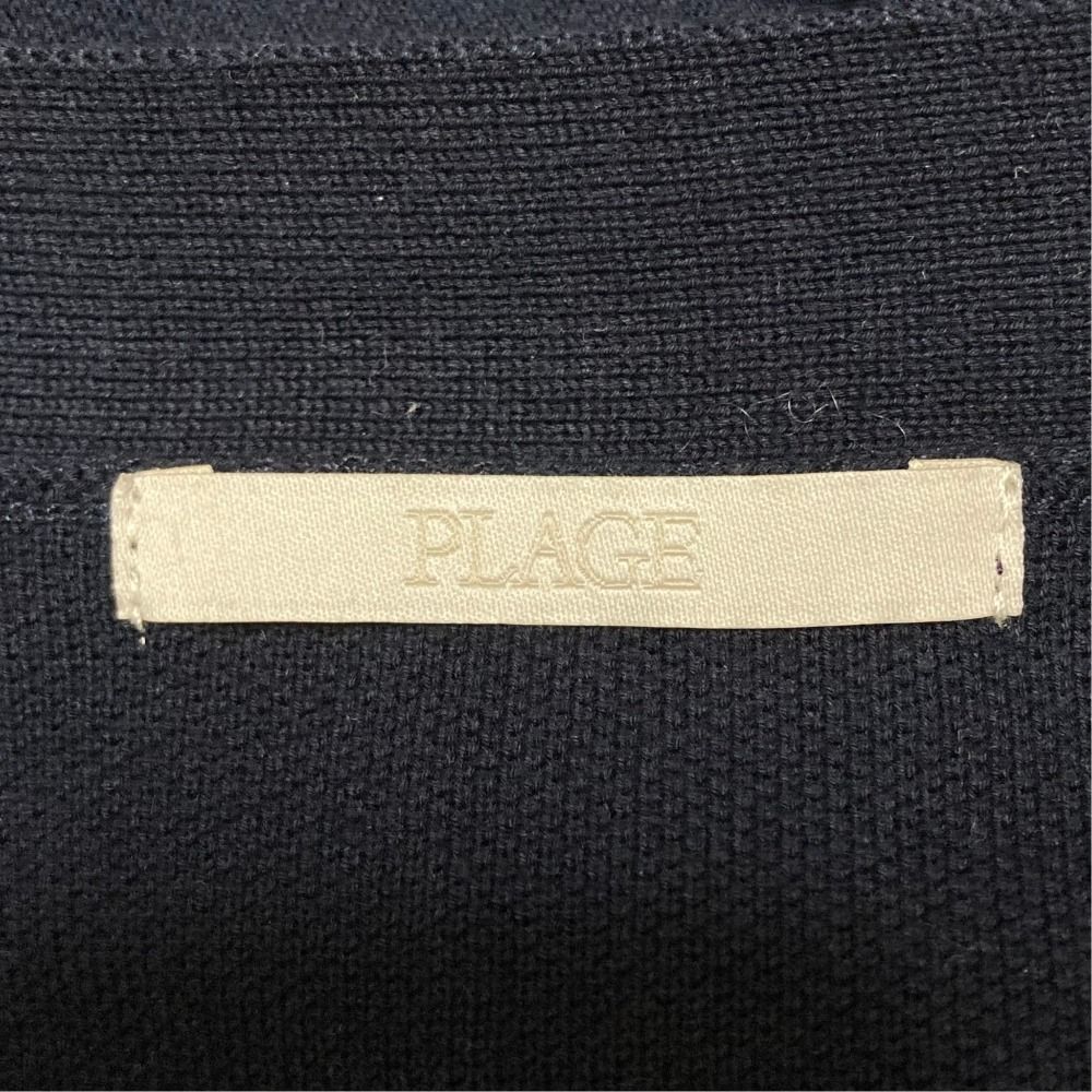 美品 24AW PLAGE プラージュ CRAFT curvy ノースリーブ カーディガン