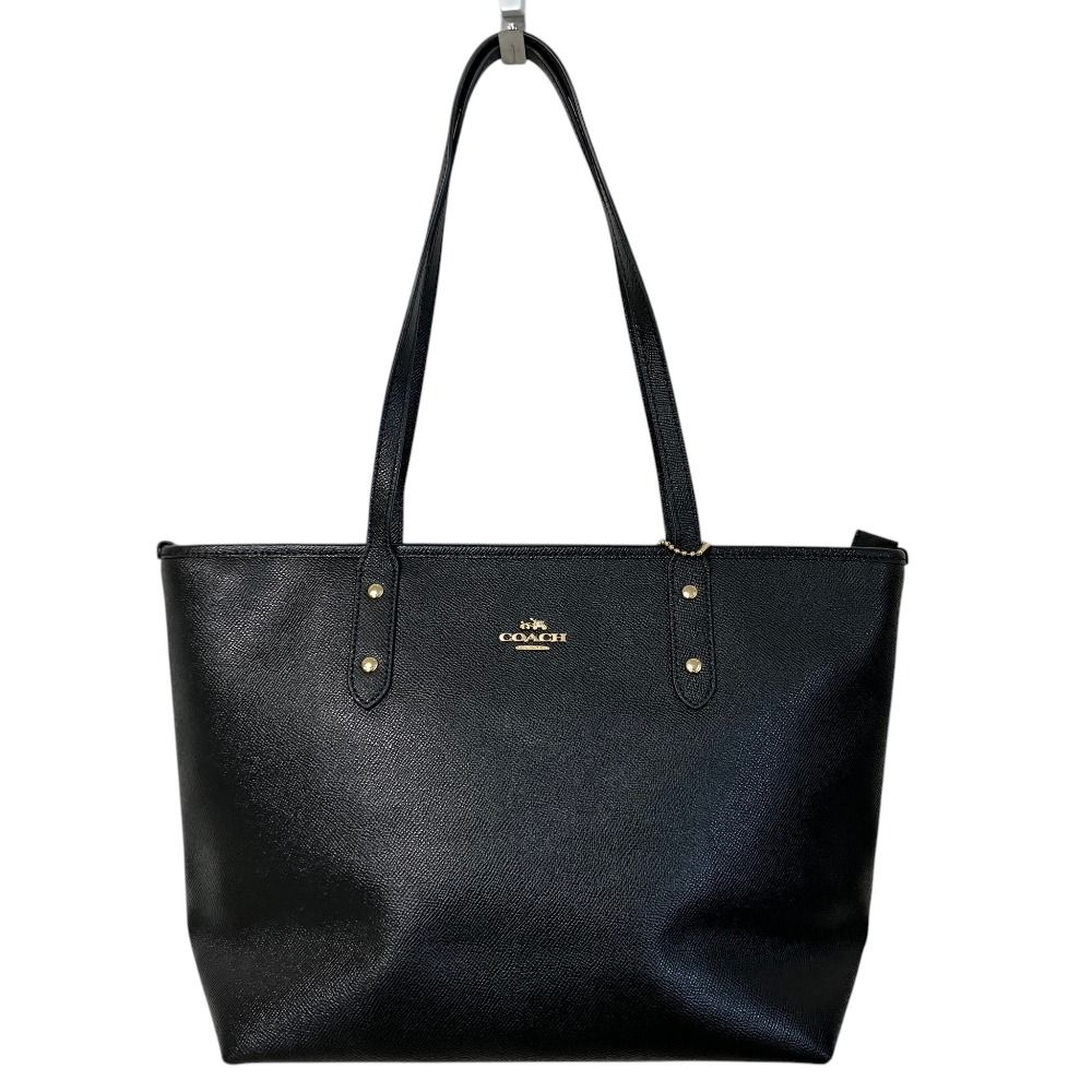 新品同様 COACH コーチ レザー ハンドバッグ トートバッグ F58846