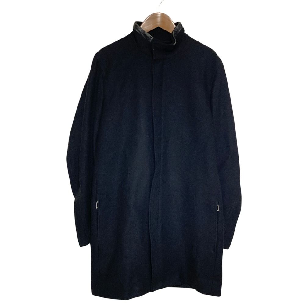 DIOR HOMME ディオールオム エディ期 ハーフコート 133C309C0315 サイズ44 ブラック メンズ 古着 中古 USED