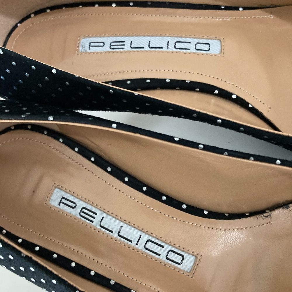 美品 PELLICO ペリーコ アネッリ フィッビア ドット ポインテッドトゥ