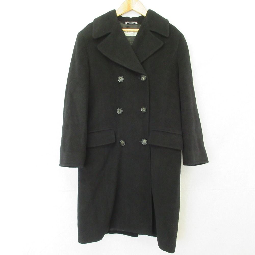 良品 Max Mara マックスマーラ ウール ダブル チェスターコート サイズ