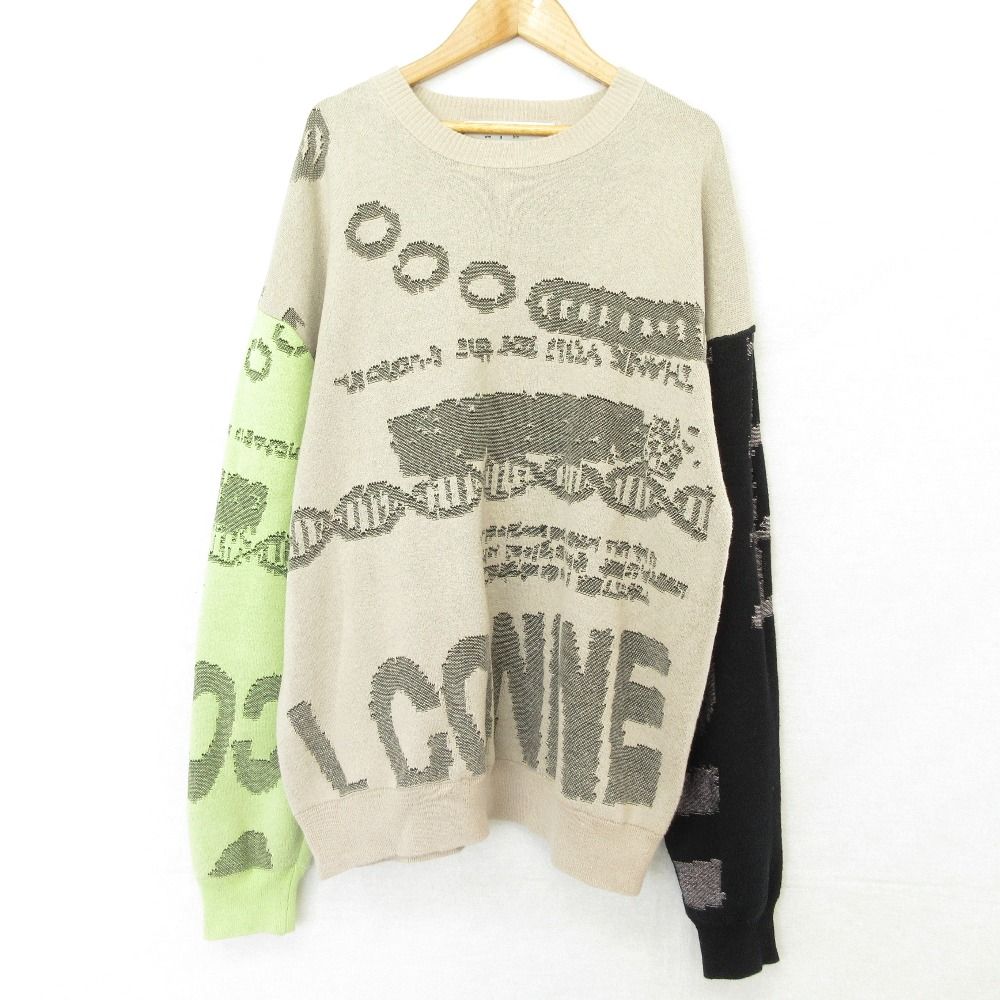 良品 24SS BAL バル JACQUARD COTTON CREWNECK SWEATER ジャガード