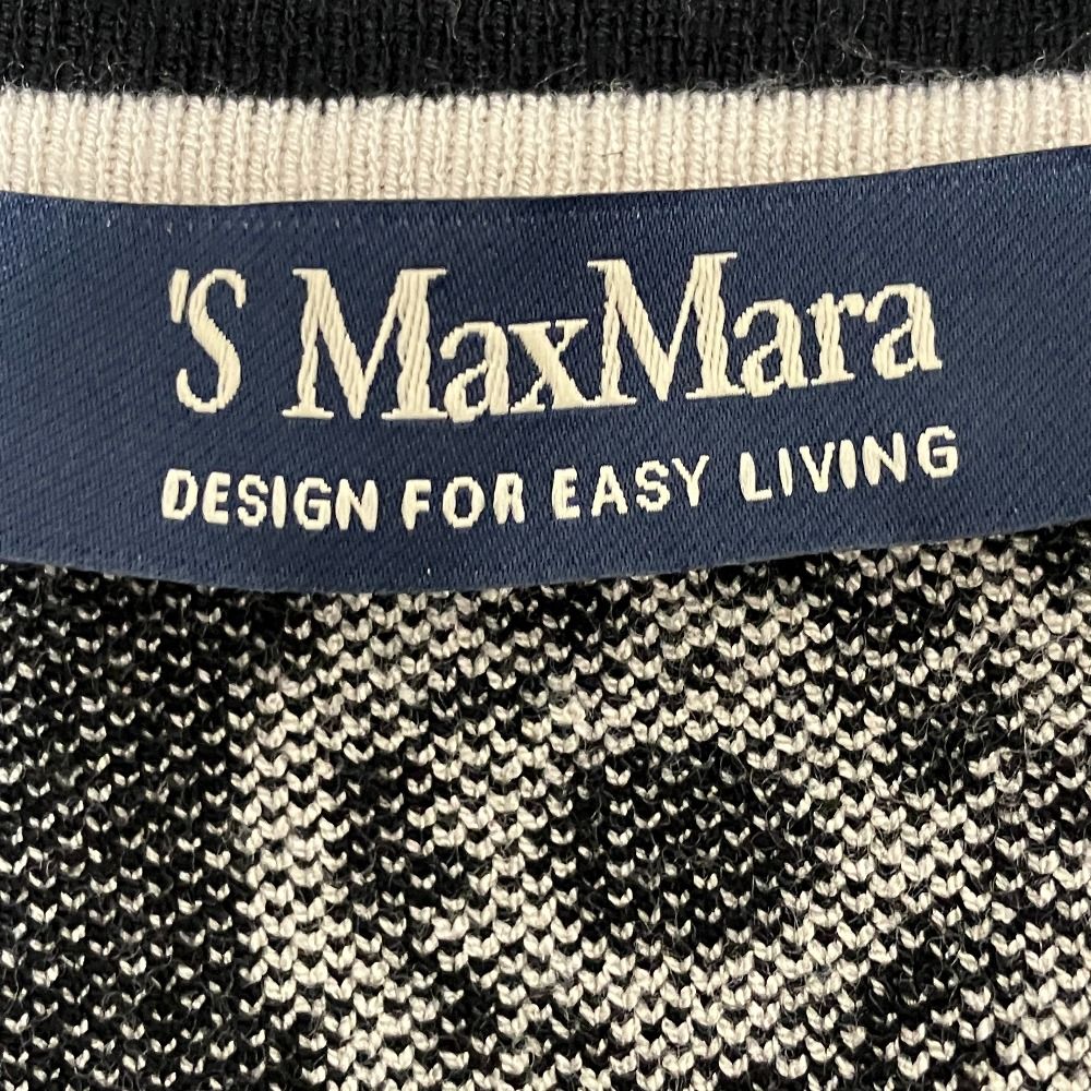 美品 24SS 'S Max Mara エスマックスマーラ クルーネック ジャガード
