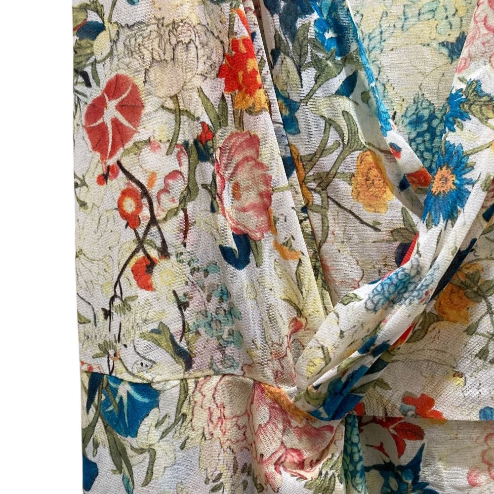 美品 VIVIENNE TAM ヴィヴィアンタム フラワープリント パワーネット