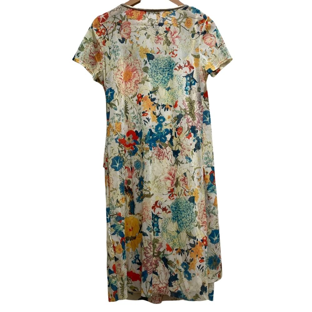 美品 VIVIENNE TAM ヴィヴィアンタム フラワープリント パワーネット