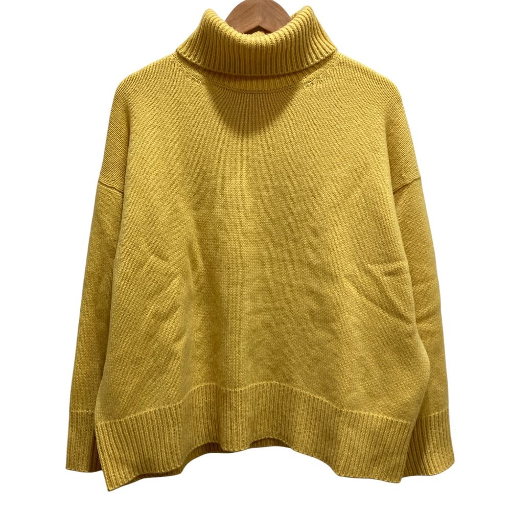 良品 ebure エブール ロンハーマン別注 カシミヤ ハイネック ニット セーター 3410800301 イエロー レディース 古着 中古 USED 9,617円