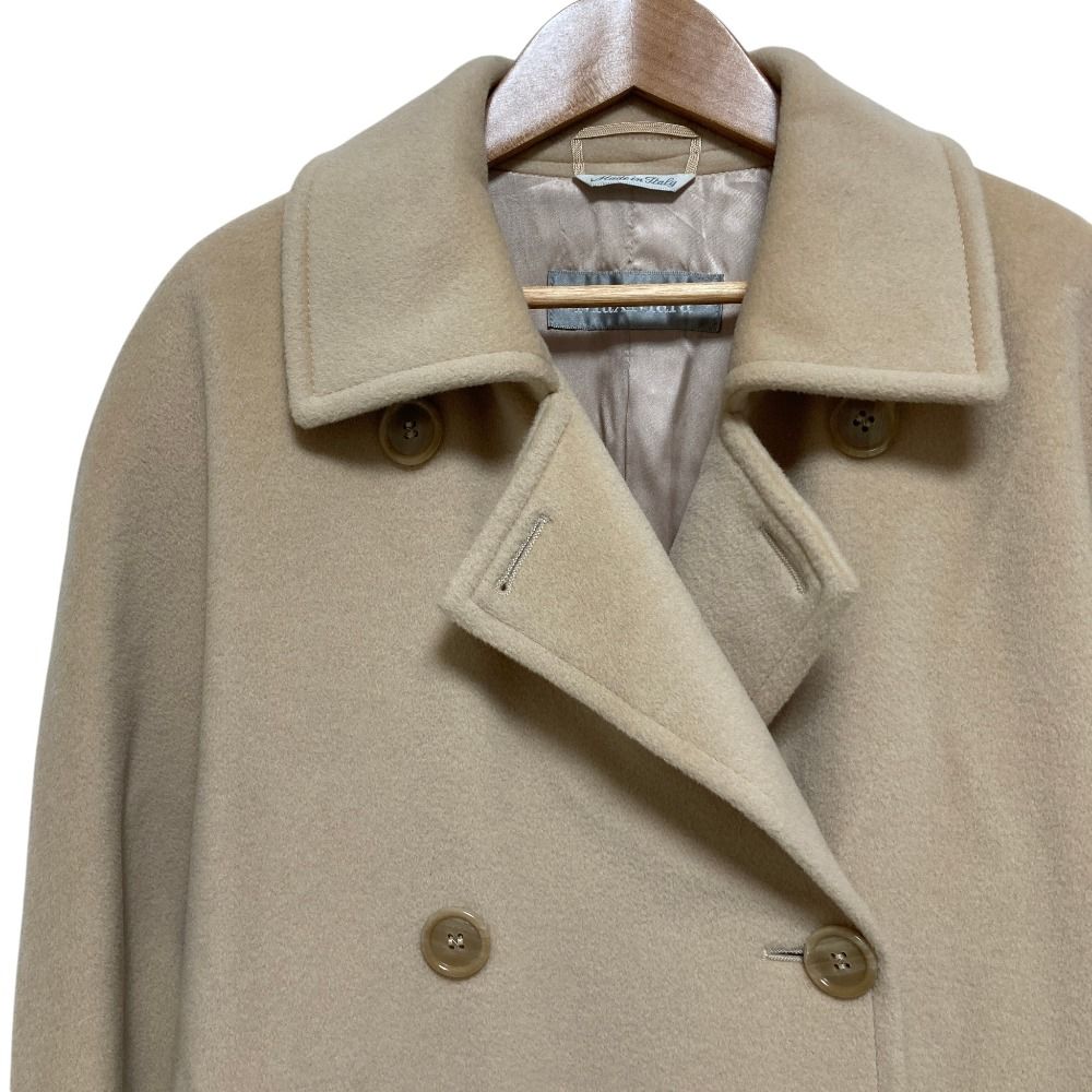 美品 MaxMara マックスマーラ ウール ダブルブレスト コート サイズ36