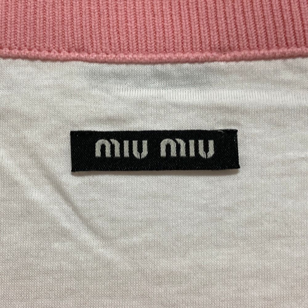 美品 miu miu ミュウミュウ フラワーレース ノースリーブ チュニック