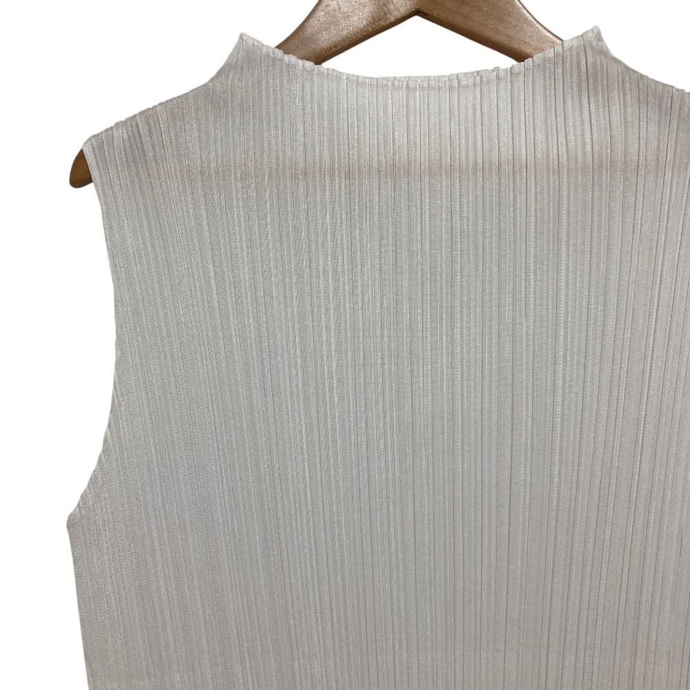 PLEATS PLEASEノースリーブ サイズ4 美品 PLEATS PLEASE ISSEY MIYAKE プリーツプリーズ イッセイミヤケ
