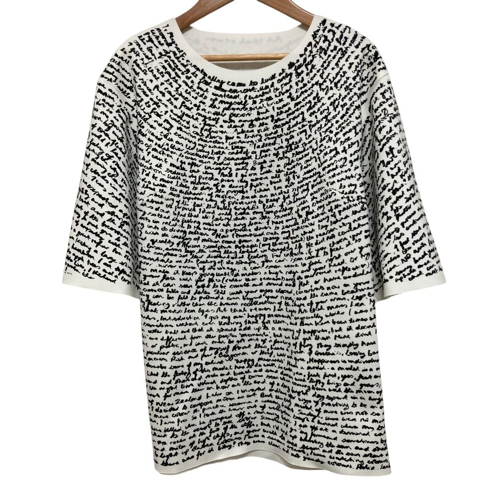 美品 DRIES VAN NOTEN ドリスヴァンノッテン Len Lye 英字プリント