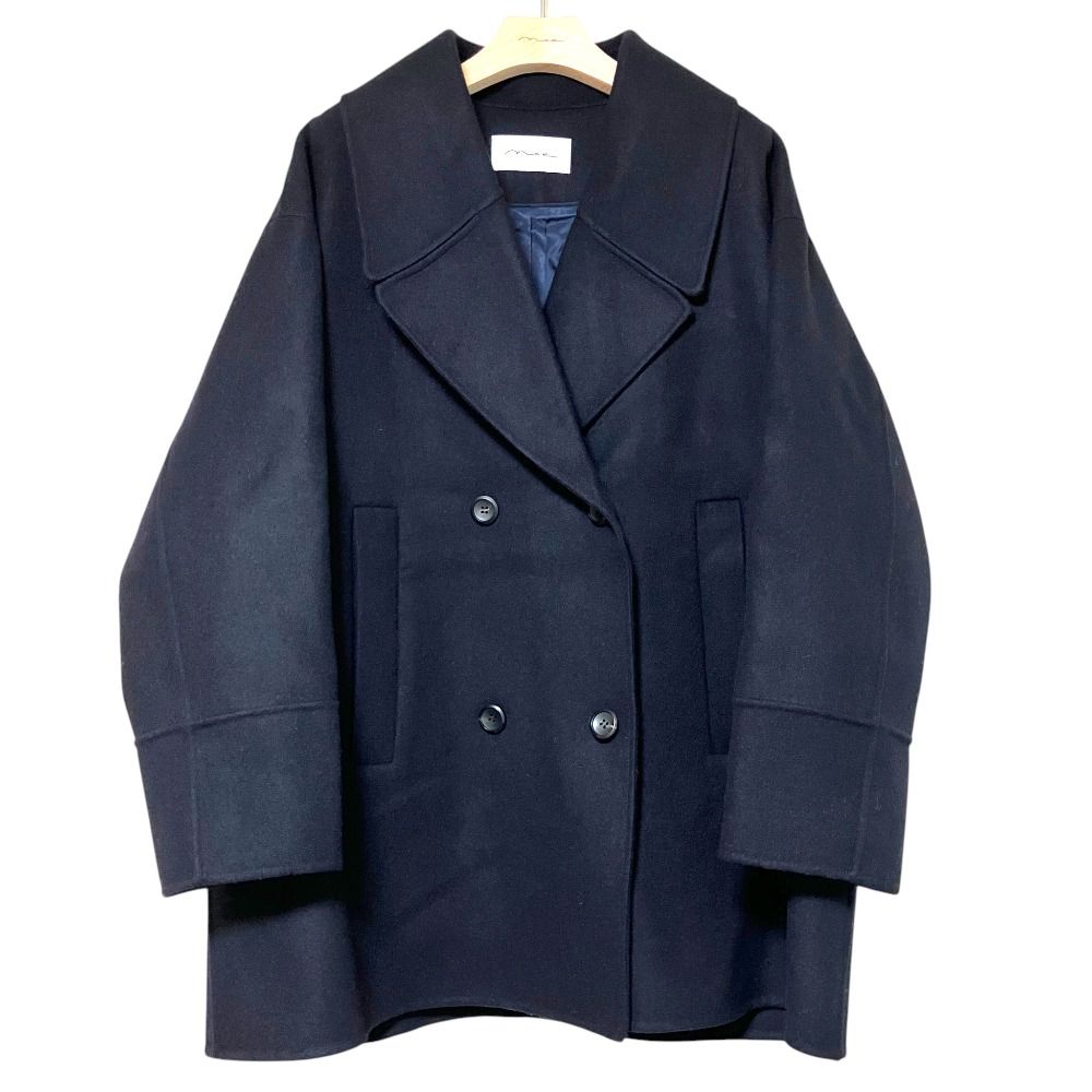 【本日限定値下げ、新品未使用品】na.e melton coat 美品 Na.e ナエ Traditional Melton Coat ダブルブレスト メルトン