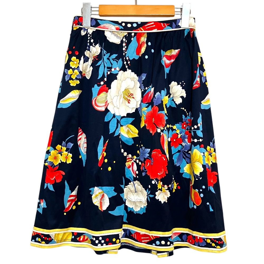美品 LEONARD FASHION レオナールファッション フラワープリント