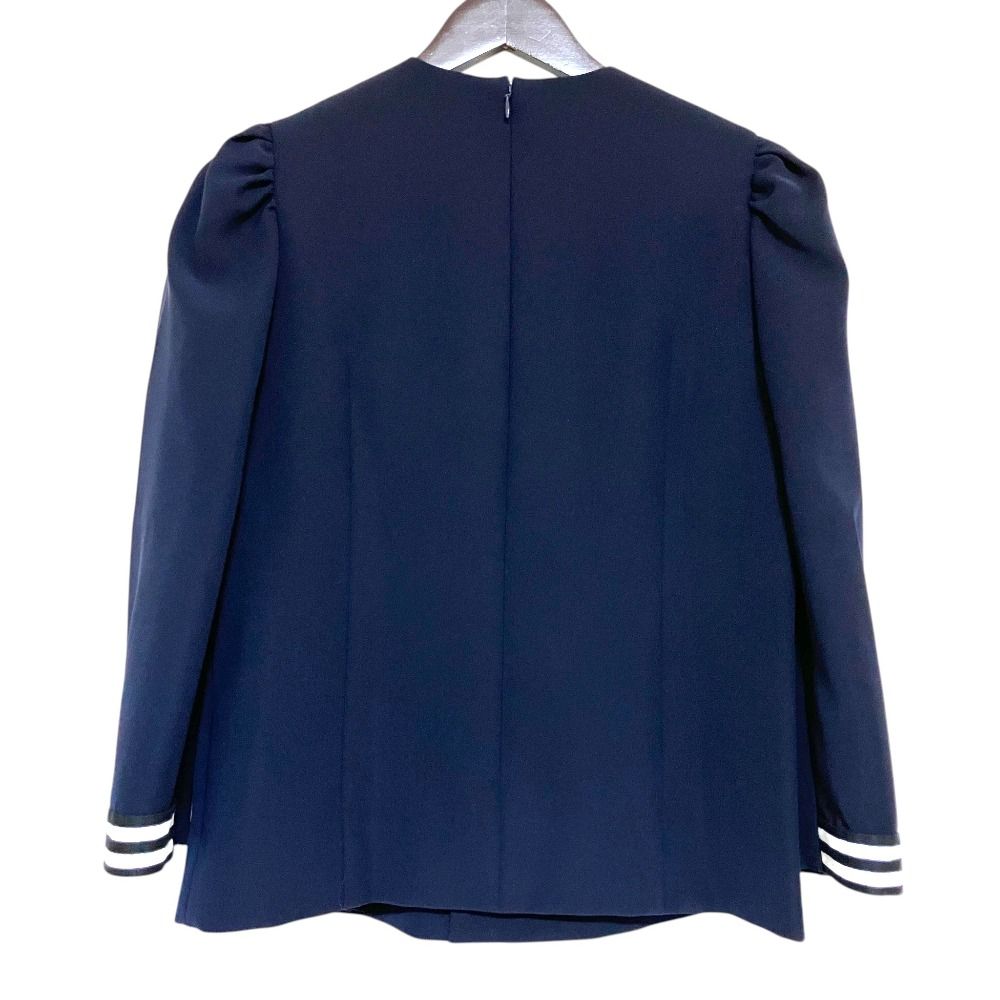 美品 BORDERS at BALCONY ボーダーズアットバルコニー BUTTONED TWILL