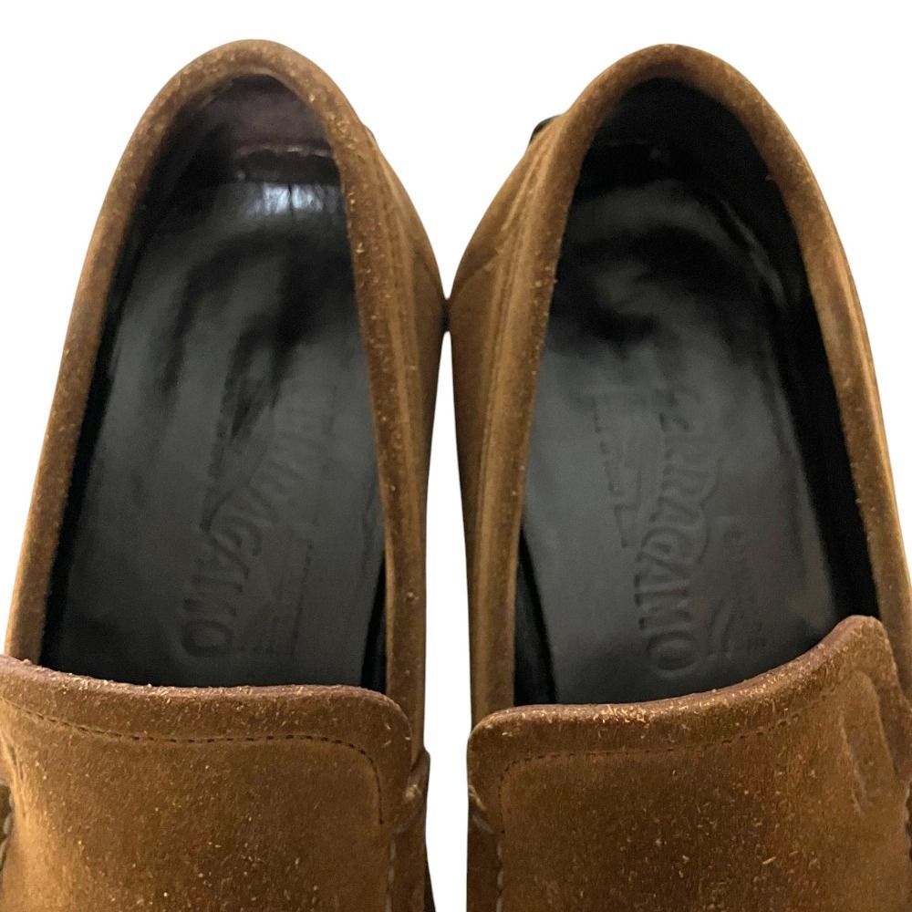 美品 Salvatore Ferragamo サルヴァトーレフェラガモ スエードレザー