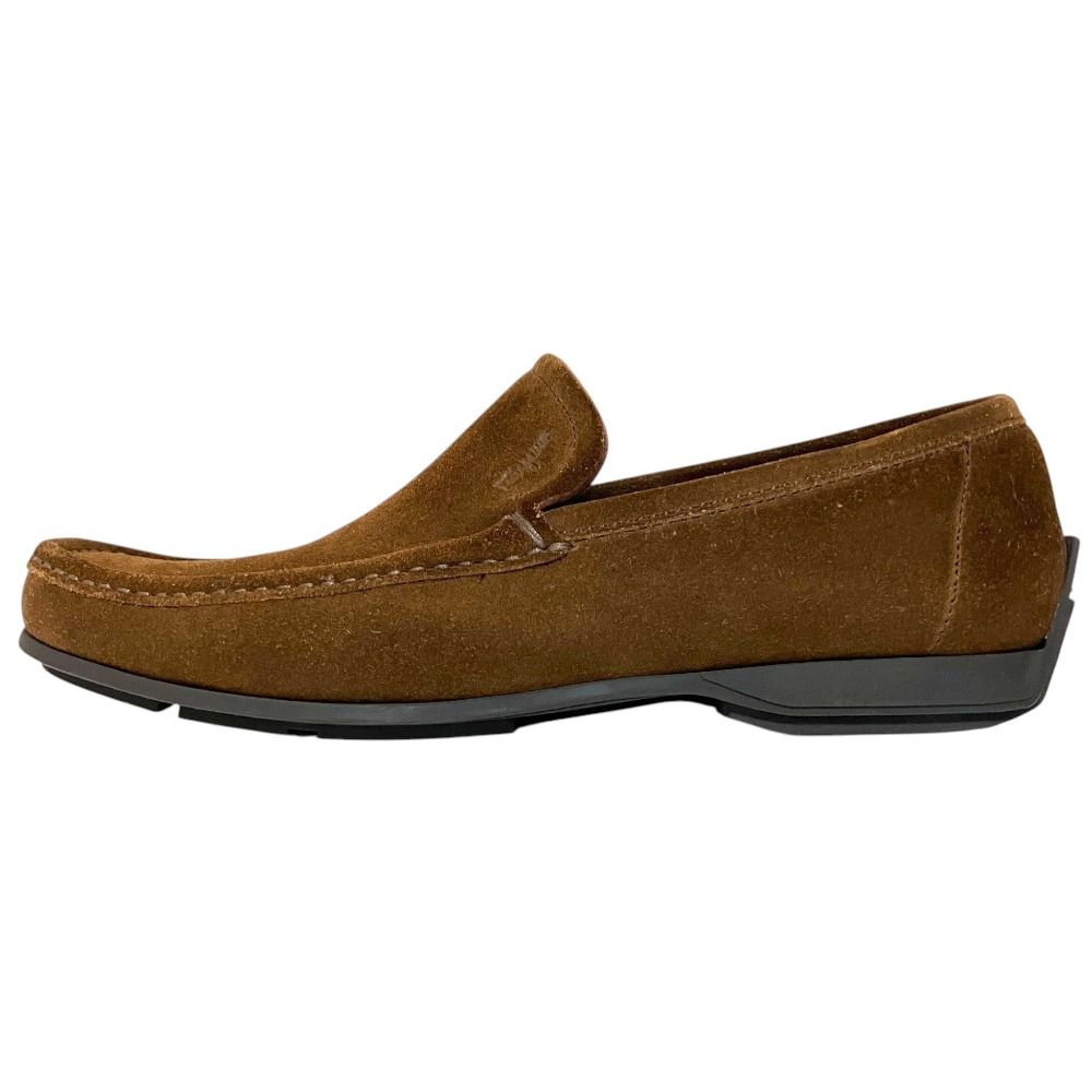 Salvatore Ferragamo スエード ローファー 11 EE 美品 Salvatore Ferragamo サルヴァトーレフェラガモ スエードレザー