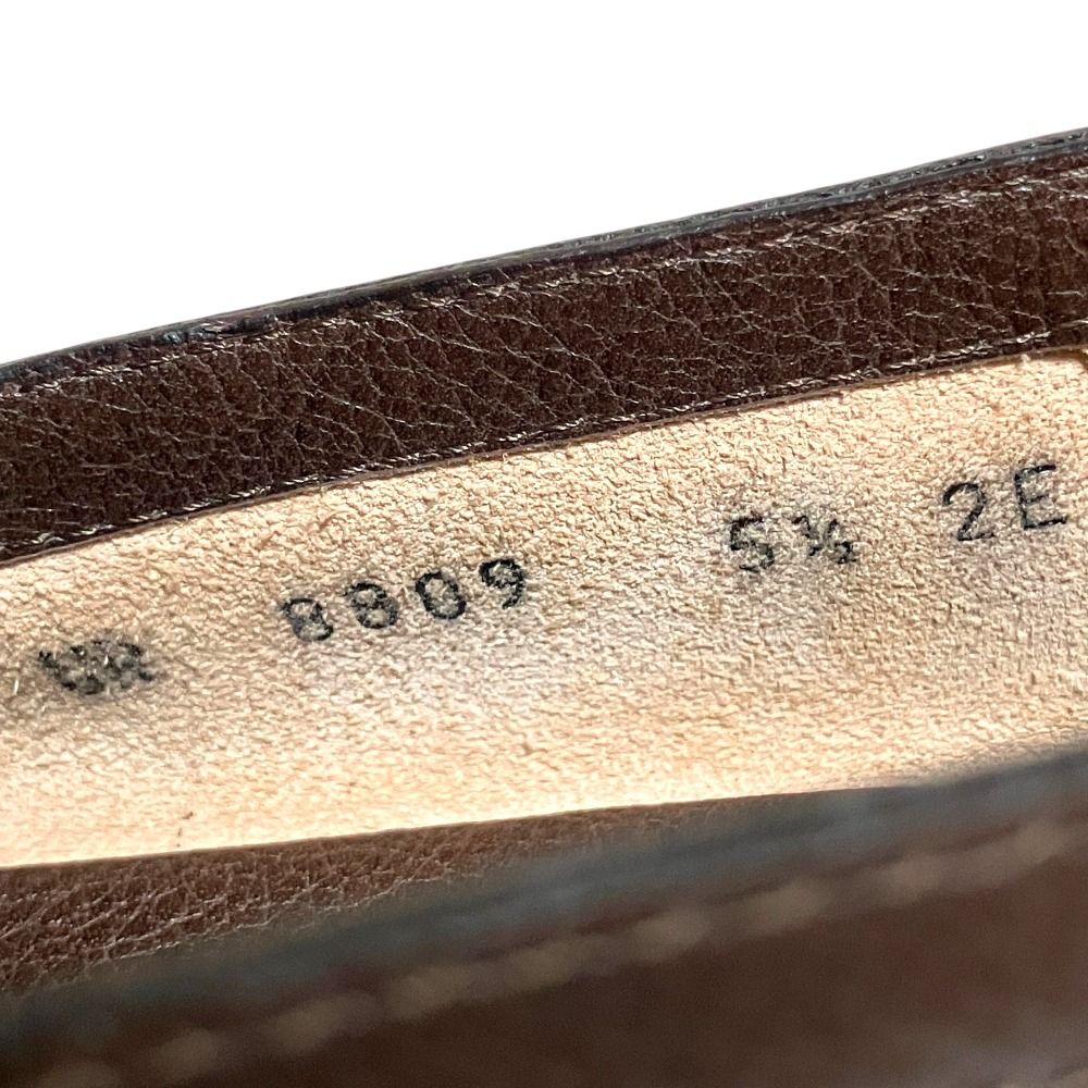 美品 Salvatore Ferragamo サルヴァトーレフェラガモ パンチングレザー