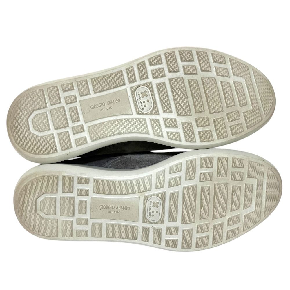 美品 GIORGIO ARMANI ジョルジオアルマーニ スエードレザー スリッポン