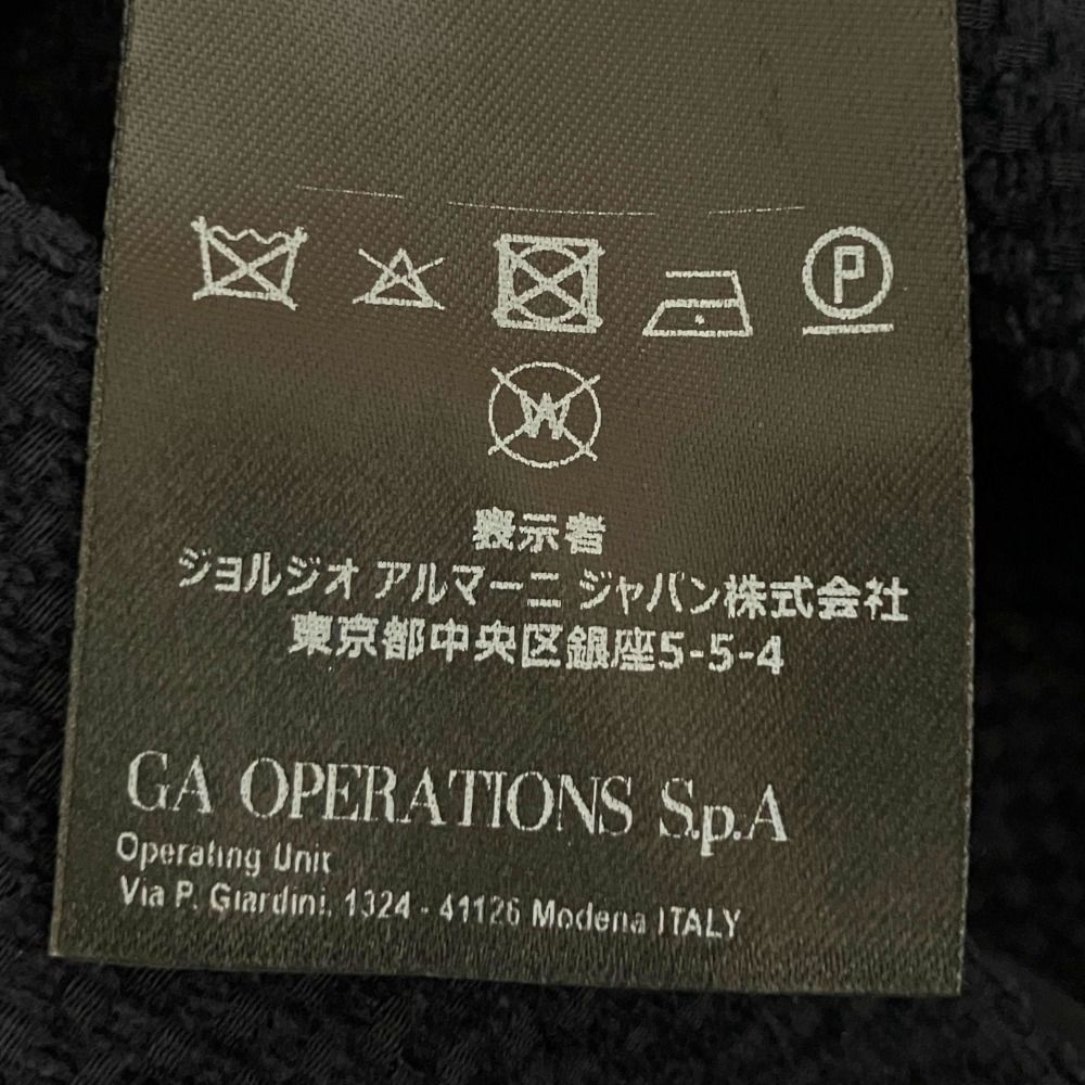 美品 GIORGIO ARMANI ジョルジオアルマーニ 2WAY スタンドカラー