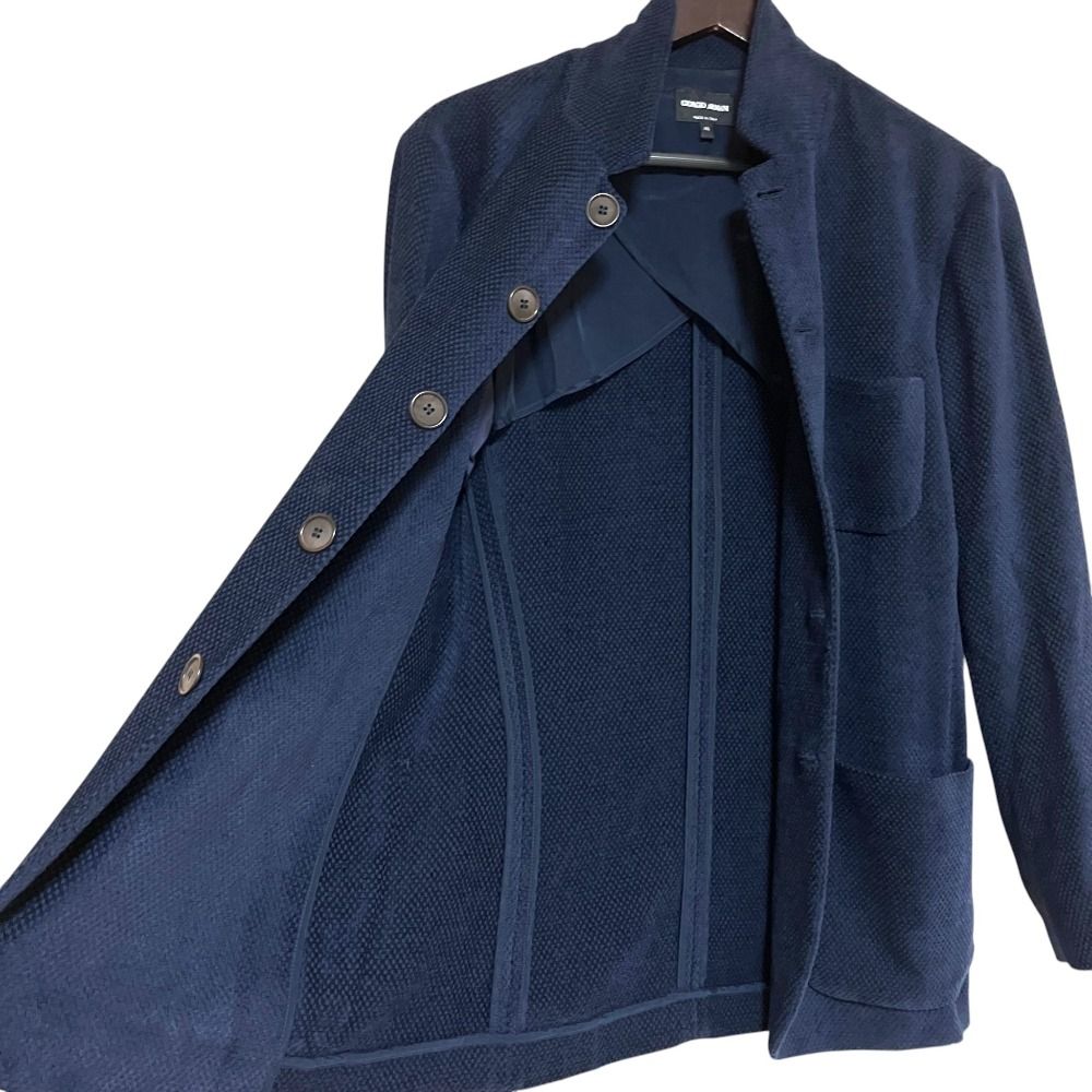 美品 GIORGIO ARMANI ジョルジオアルマーニ 2WAY スタンドカラー