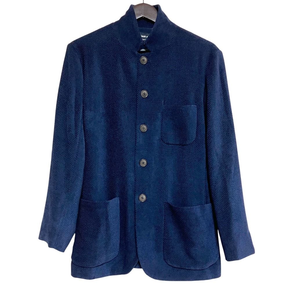 美品 GIORGIO ARMANI ジョルジオアルマーニ 2WAY スタンドカラー