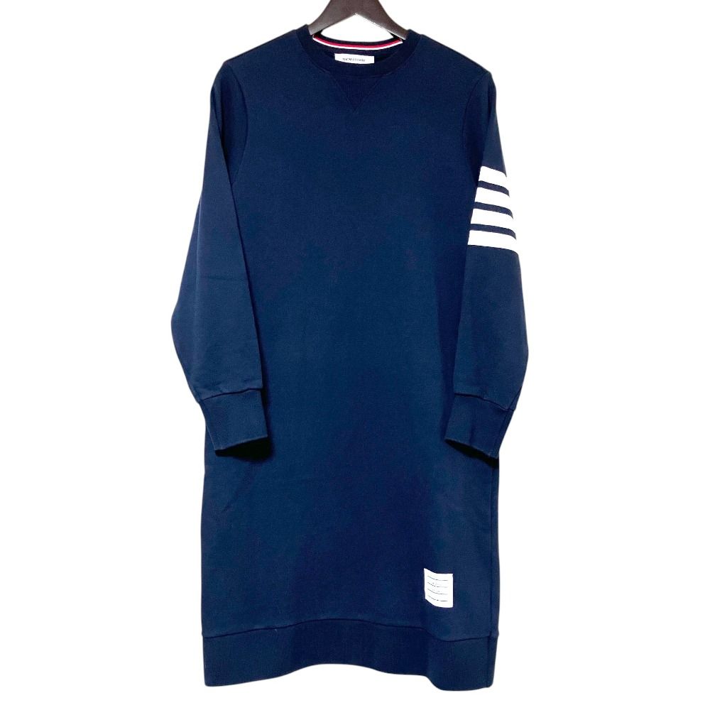 美品 THOM BROWNE トムブラウン 4BARストライプ スウェット ワンピース