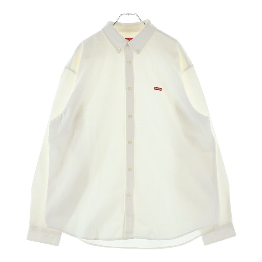 SUPREME (シュプリーム) 25AW Small Box Denim Shirt スモール ボックスロゴ デニム 長袖シャツ ホワイト