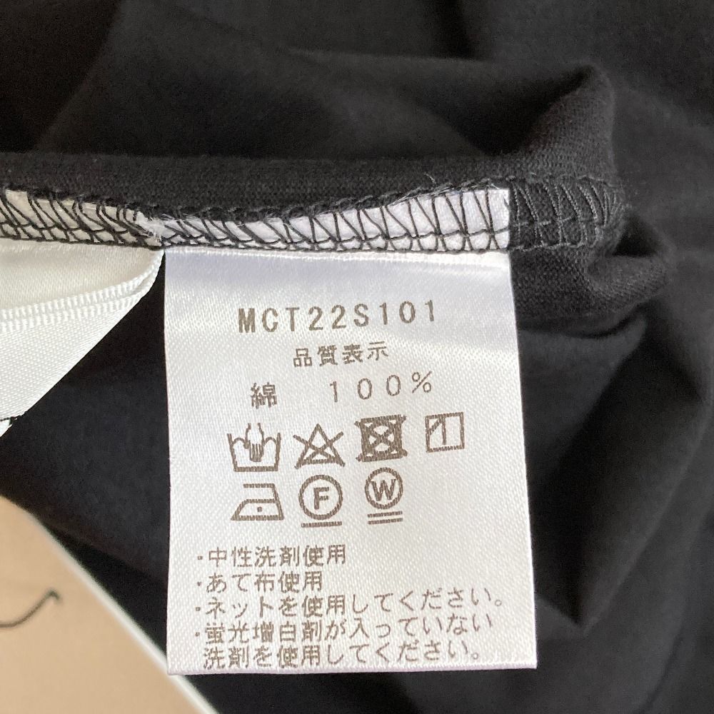 未使用 MACHATT マチャット バックオープンハイネックTシャツ 22010121