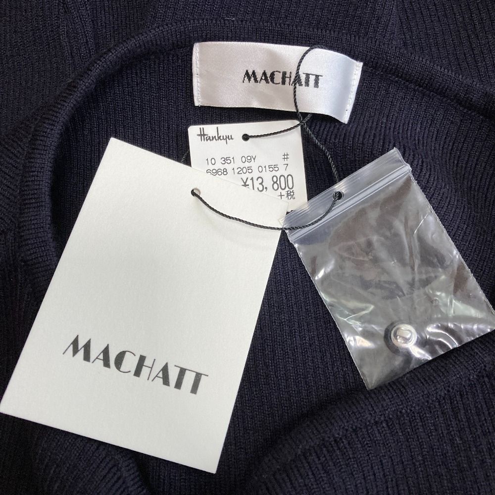 未使用 MACHATT マチャット ロングスリーブ リブニット セーター