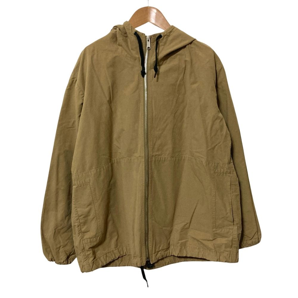 MARGARET HOWELL - MHL. 2021SS 新作裏毛パーカー　ベージュ 美品 MARGARET HOWELL MHL マーガレットハウエル エムエイチエル