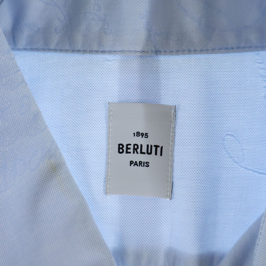 Berluti (ベルルッティ) カリグラフィ総柄 レギュラーカラー ロング
