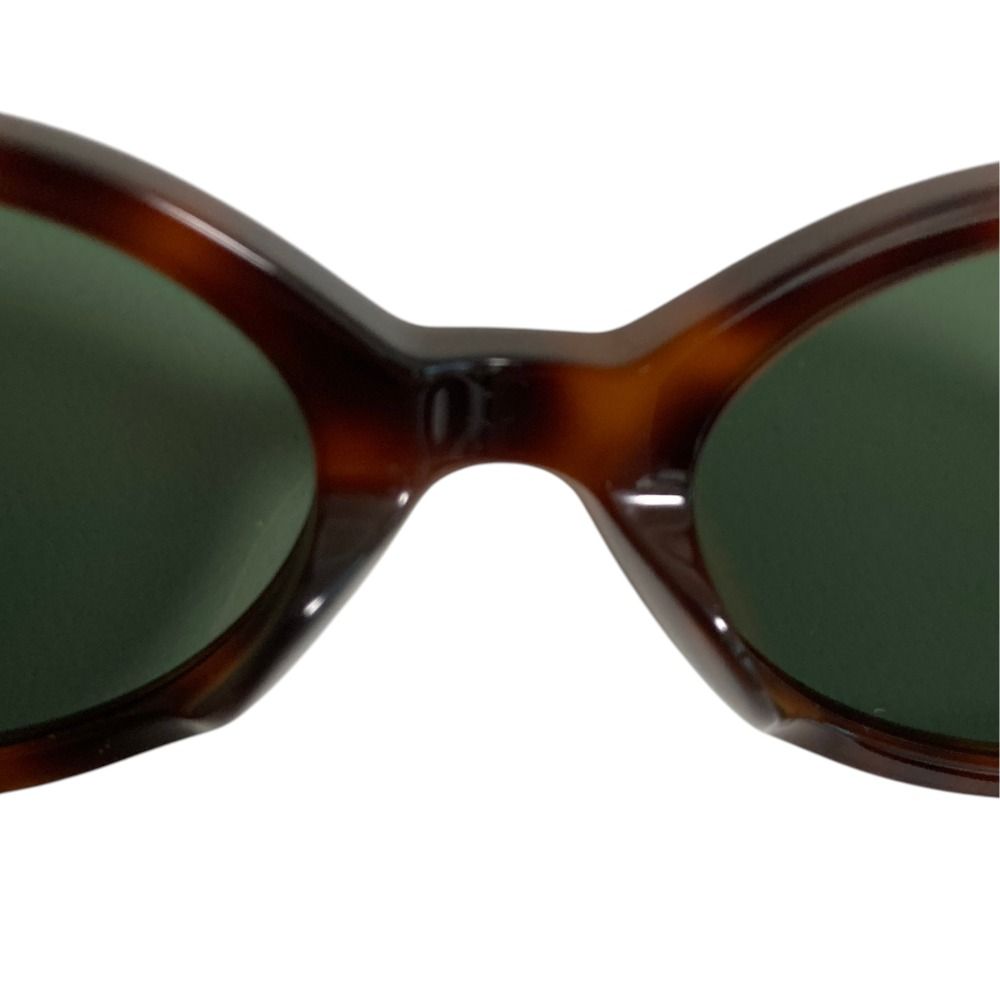 美品 CARIN カリン SUN AINO C2 べっ甲柄 セルフレーム オーバル