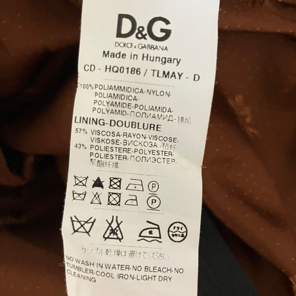 美品 D&G ドルチェアンドガッバーナ ひざ上丈 フラワーレース
