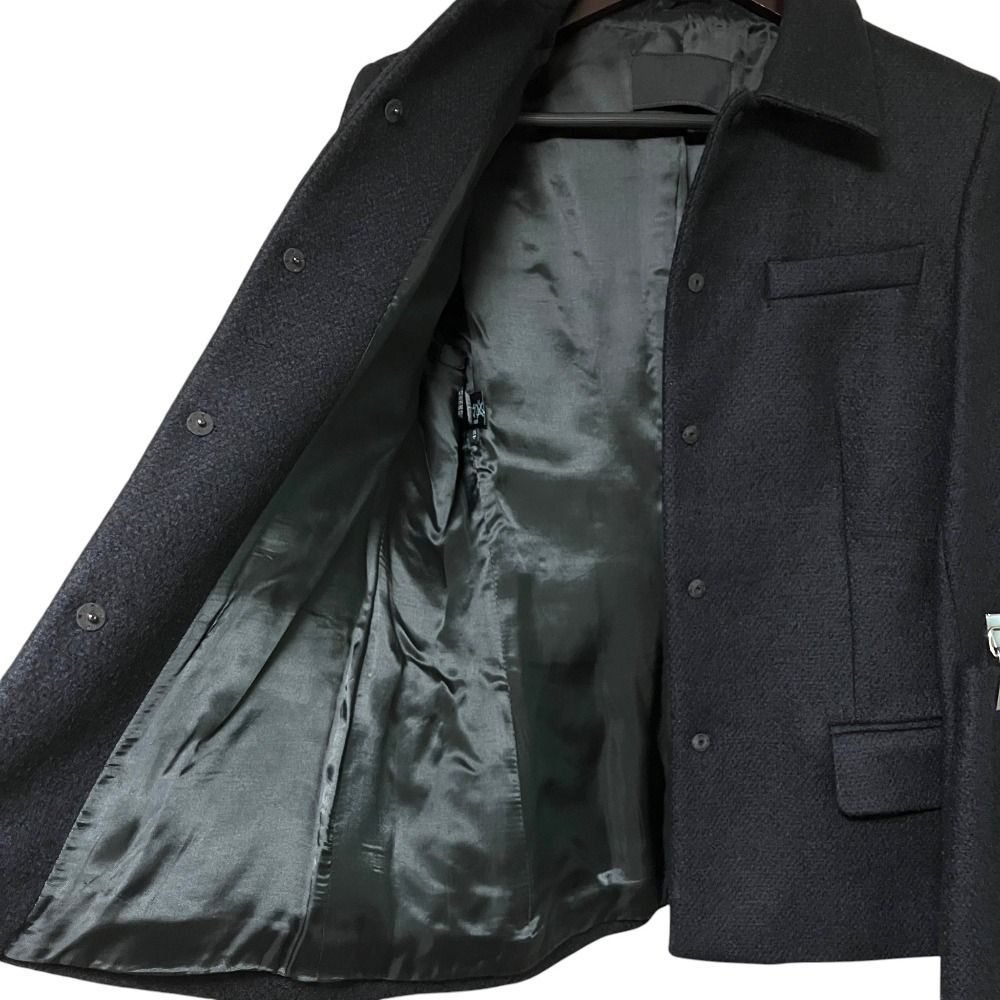 美品 PRADA プラダ ウール ジャケット+ひざ丈 スカート セットアップ