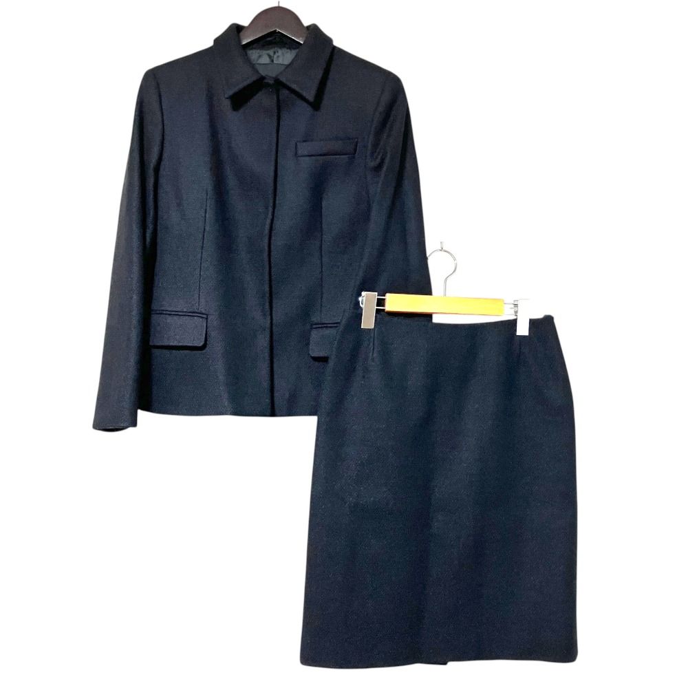 美品 PRADA プラダ ウール ジャケット+ひざ丈 スカート セットアップ