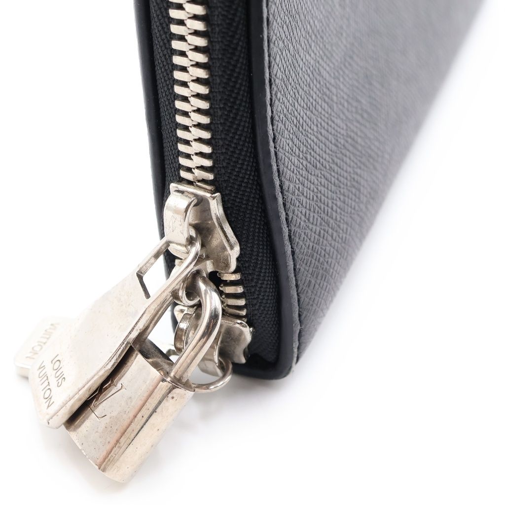 LOUIS VUITTON ルイヴィトン タイガ ポルトドキュマン スリム ハンドバッグ ビジネスバッグ ブラック レザー M30628 シルバー金具 LOUIS VUITTON (ルイヴィトン) タイガ ポルトドキュマン スリム