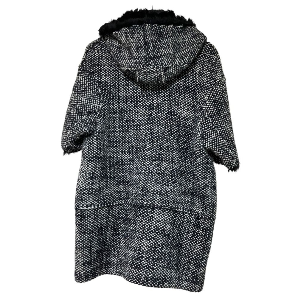 良品 MARNI マルニ ムートン切替 ショートスリーブ フーデッド