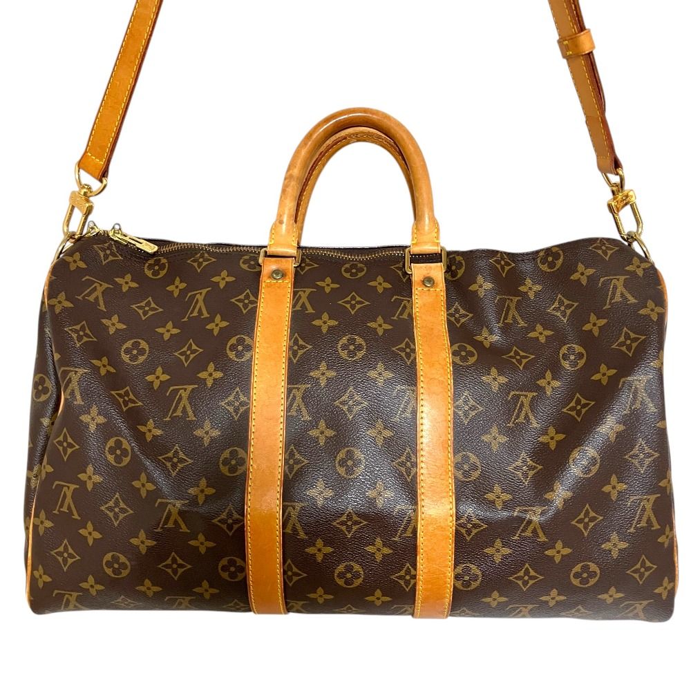 正規美品！ルイヴィトン　キーポル　バンドリエール　モノグラム　ボストン 良品 LOUIS VUITTON ルイヴィトン モノグラム キーポル バンドリエール