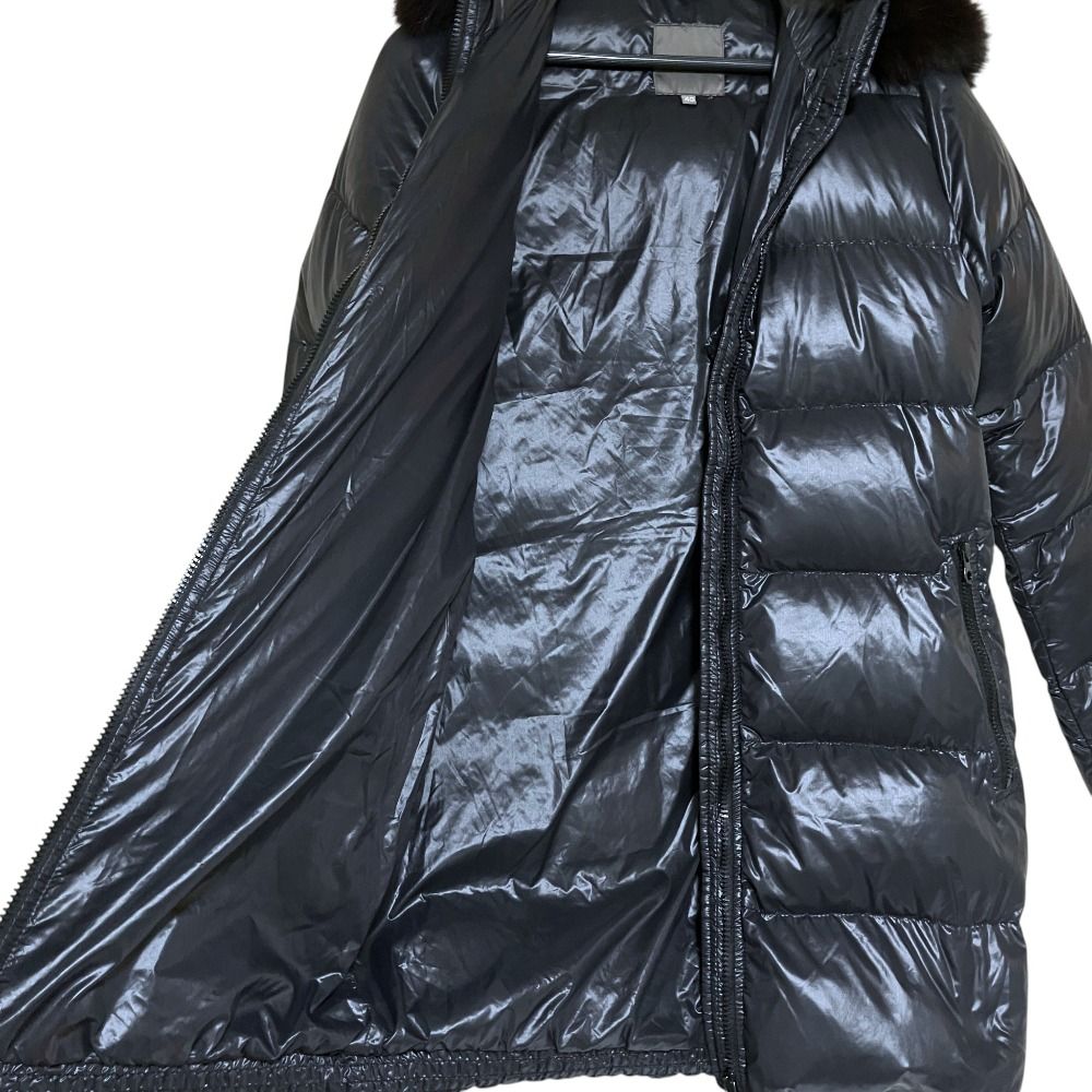 DUVETICA デュベティカ KAPPA ダウン ジャケット 40/黒 美品 DUVETICA デュベティカ KAPPA ナイロン フォックスファー