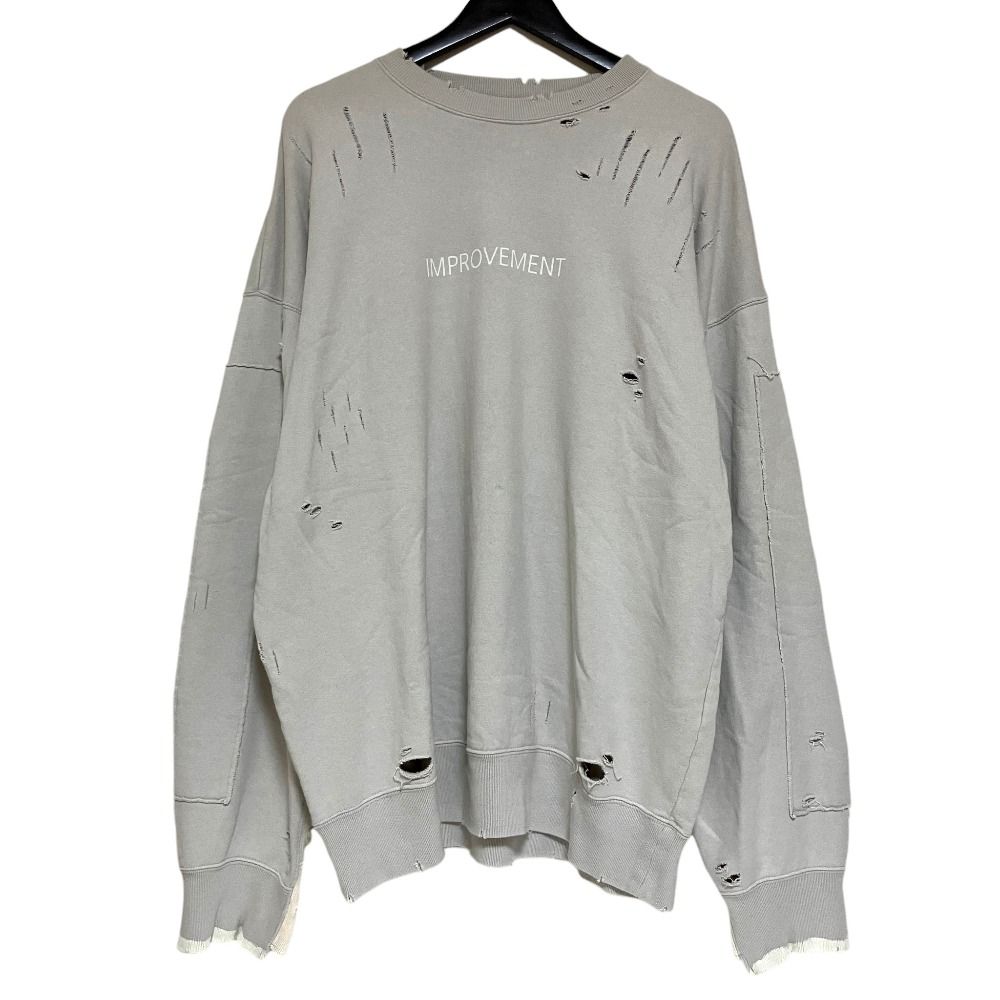 美品 23AW stein シュタイン OVERSIZED REBUILD SWEAT LS オーバー