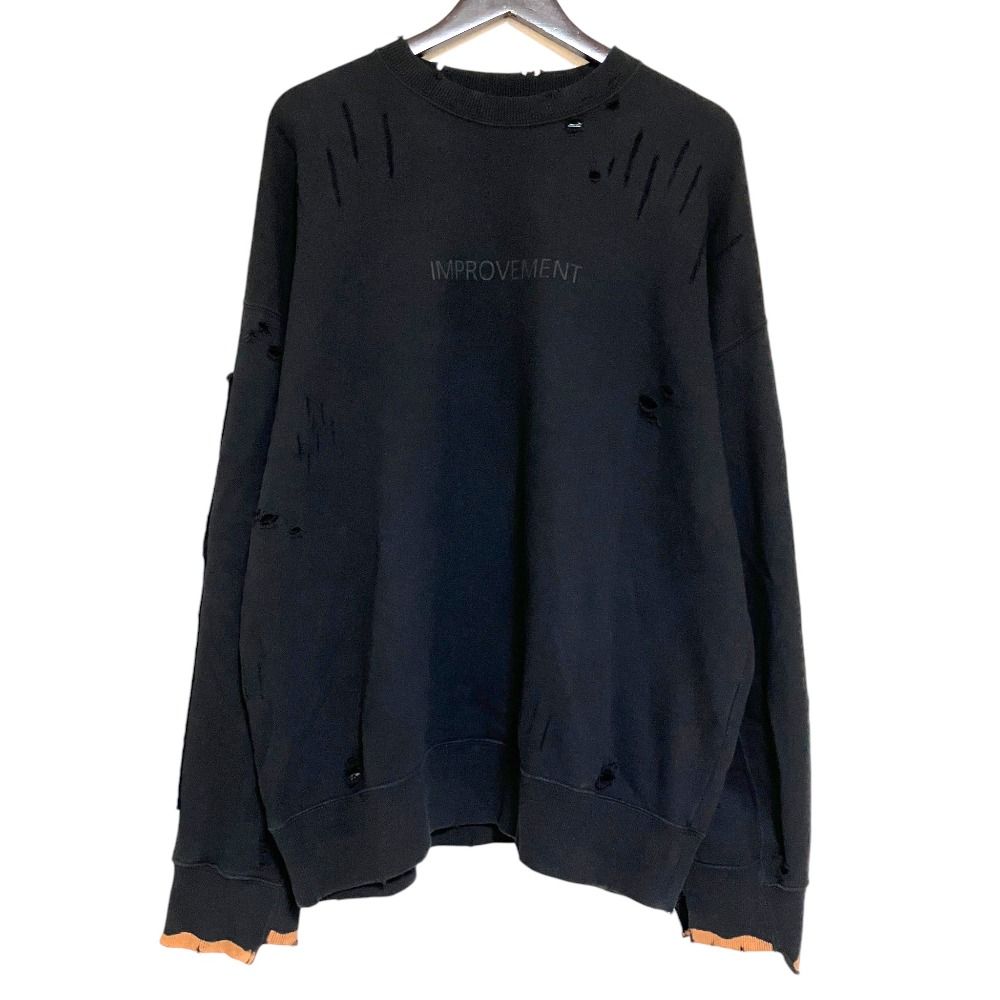 美品 23AW stein シュタイン OVERSIZED REBUILD SWEAT LS オーバー