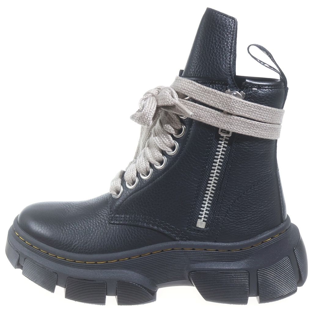 Rick Owens (リックオウエンス) ×Dr.Martens 1460 DMXL JUMBO LACE BOOT ドクターマーチン ジャンボレース ハイカットレザーブーツ ブラック 31755001