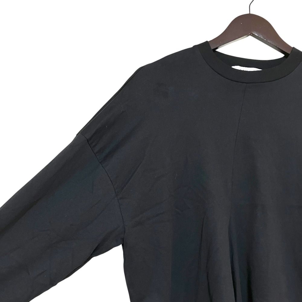 美品 ENFOLD エンフォルド ASYMMETRY DRAPE LONG-SLEEVES T-SHIRT