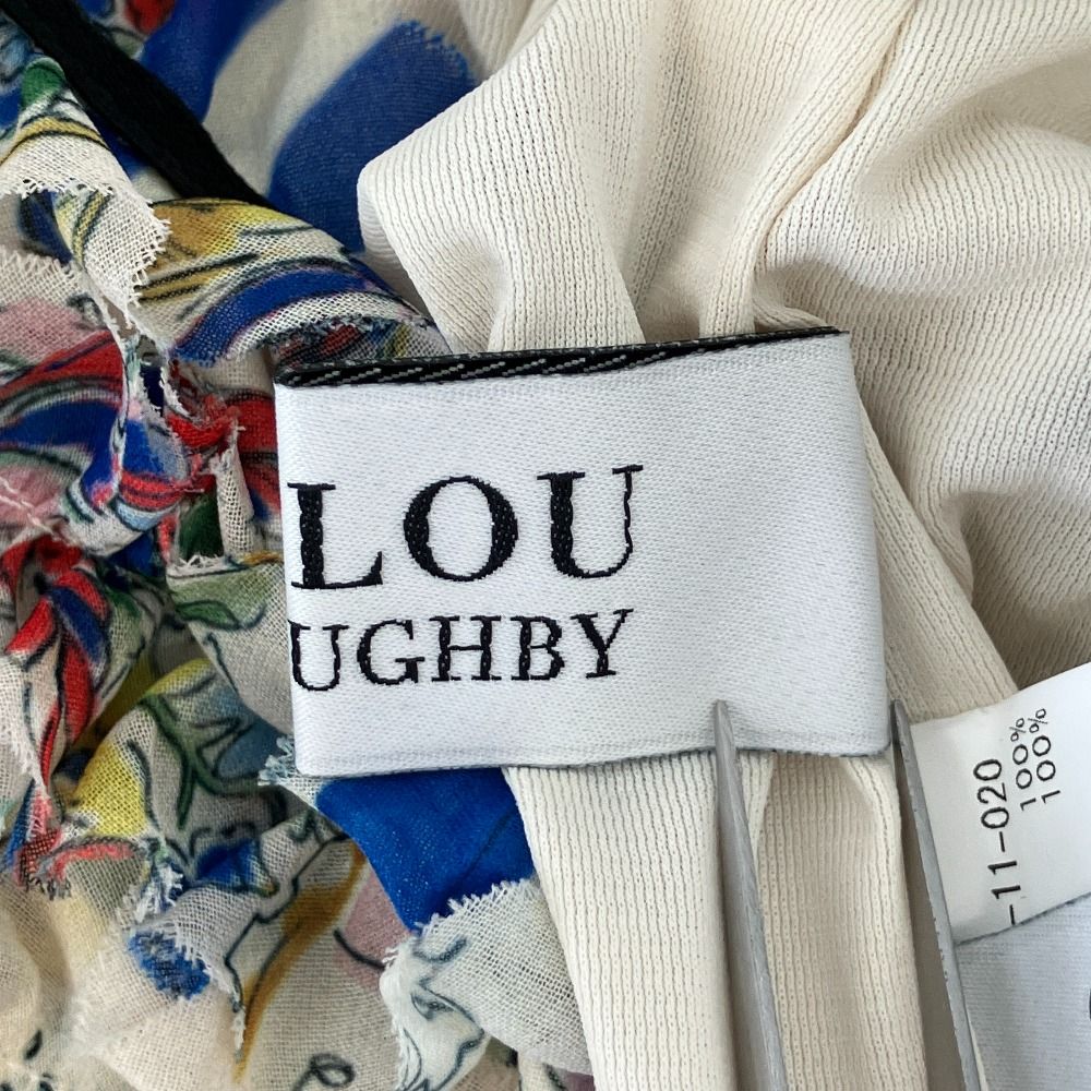 美品 23SS LOULOU WILLOUGHBY ルルウィルビー フローラルマリンフリル