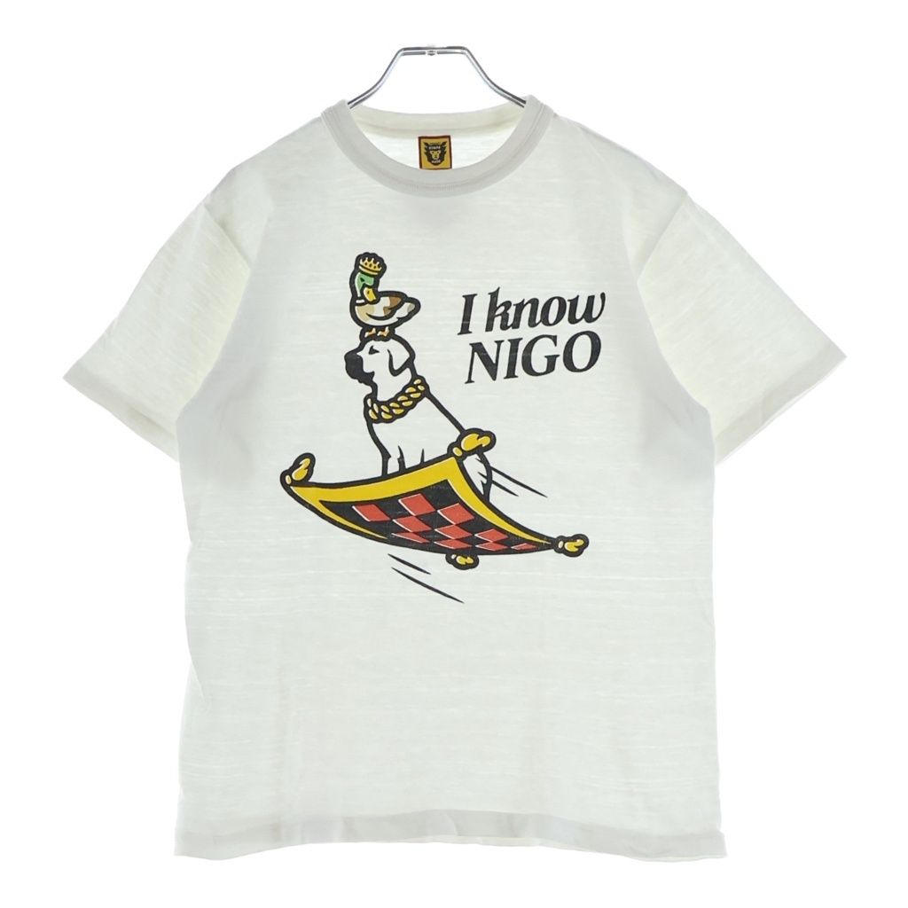HUMAN MADE (ヒューマンメイド) 22SS I Know Nigo ロゴプリント クルー