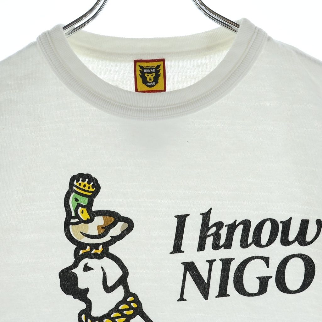HUMAN MADE (ヒューマンメイド) 22SS I Know Nigo ロゴプリント クルー