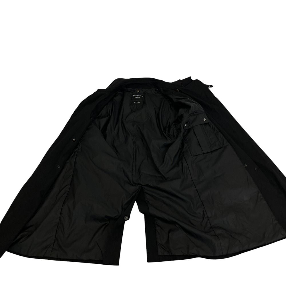 良品 EMPORIO ARMANI エンポリオアルマーニ ウールナイロン トレンチ