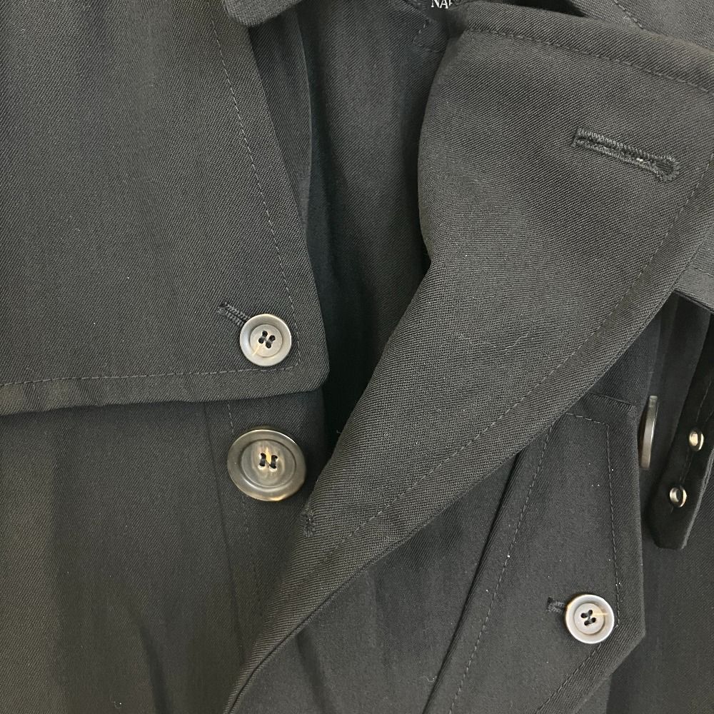 良品 EMPORIO ARMANI エンポリオアルマーニ ウールナイロン トレンチ