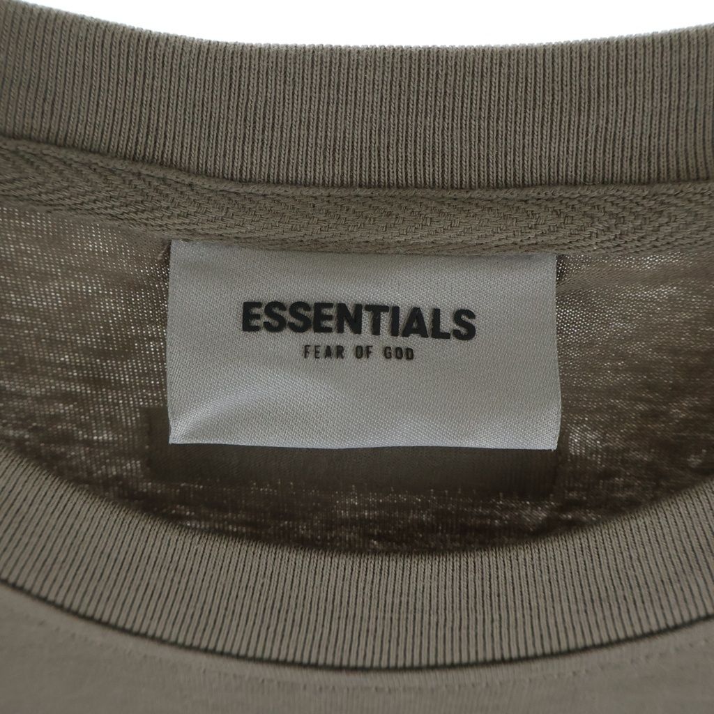 FEAR OF GOD ESSENTIALS (フィアオブゴッド エッセンシャルズ) S/S T-SHIRT バックラバーロゴ 半袖Tシャツ ベージュ FEAR OF GOD ESSENTIALS (フィアオブゴッド エッセンシャルズ) S/S T-SHIRT バックラバーロゴ 半袖Tシャツ ベージュ