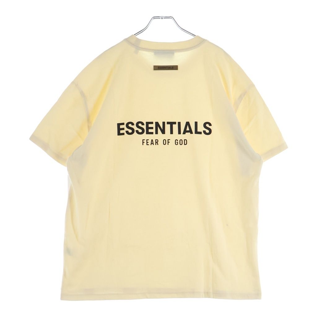 FEAR OF GOD ESSENTIALS (フィアオブゴッド エッセンシャルズ) S/S T-SHIRT バックラバーロゴ 半袖Tシャツ アイボリー
